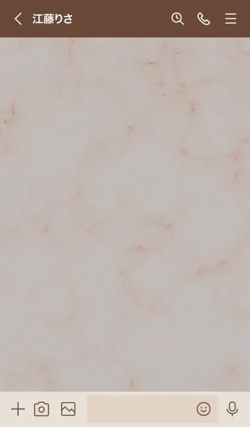 [LINE着せ替え] ～大人女子の大理石♥ブラウン3～の画像3