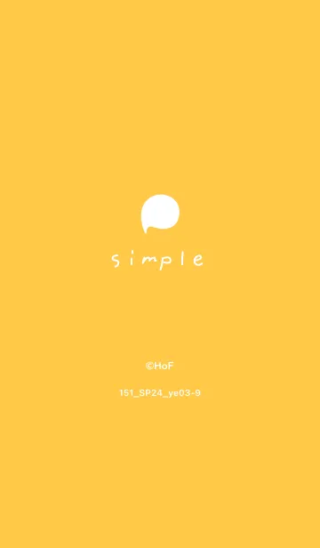 [LINE着せ替え] 151.24_イエロー3-9の画像1
