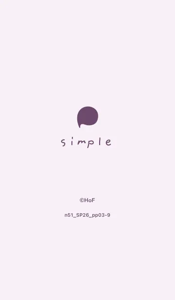 n51_26_パープル3-9のLINE着せ替え