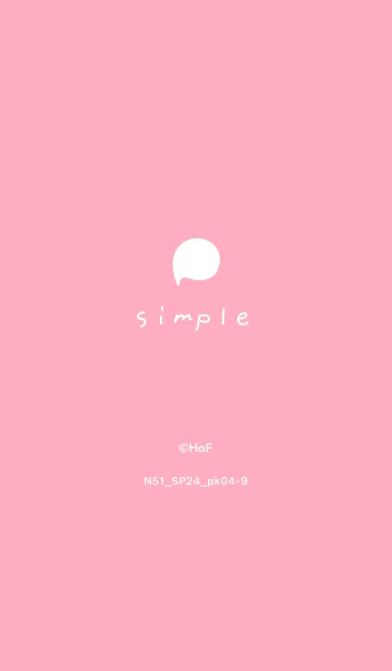 [LINE着せ替え] N51_24_ピンク4-9の画像1