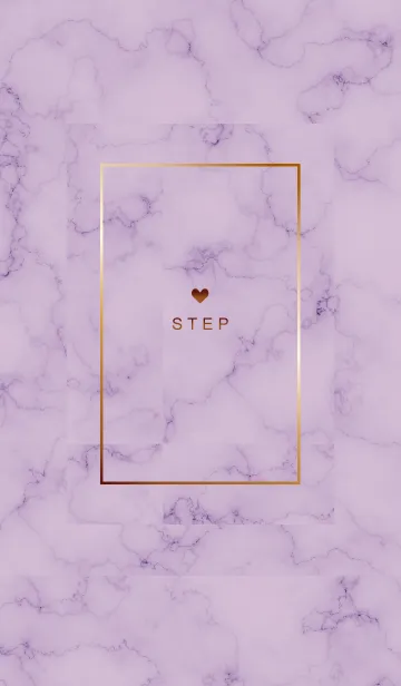 [LINE着せ替え] ～大人女子の大理石♥パープル6～の画像1