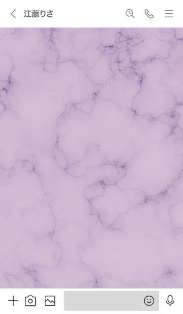 [LINE着せ替え] ～大人女子の大理石♥パープル6～の画像3