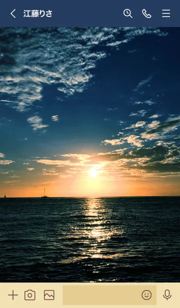 [LINE着せ替え] SUNSET BEACH-HAWAII 24の画像3