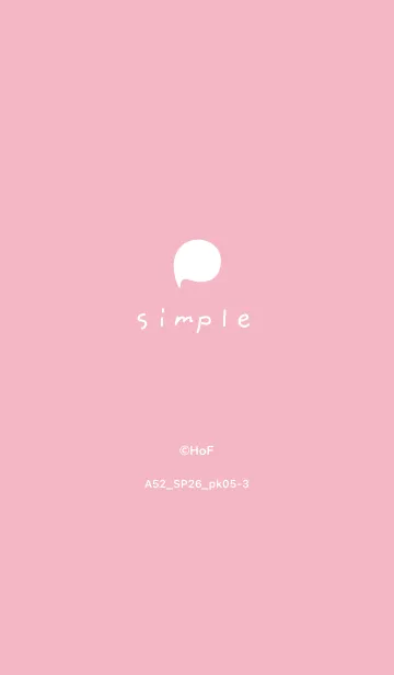 [LINE着せ替え] A52.26_ピンク5-3の画像1