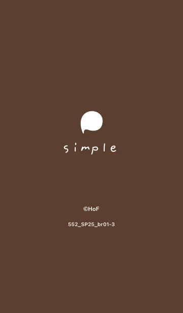 [LINE着せ替え] 552.25_ブラウン1-3の画像1