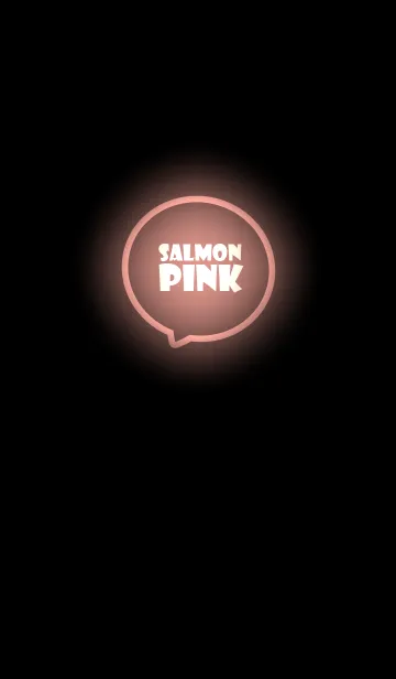 [LINE着せ替え] Salmon Pink Neon Theme Ver.3 (JP)の画像1