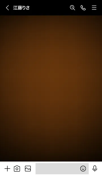 [LINE着せ替え] Caramel Brown Neon Theme Ver.2 (JP)の画像3