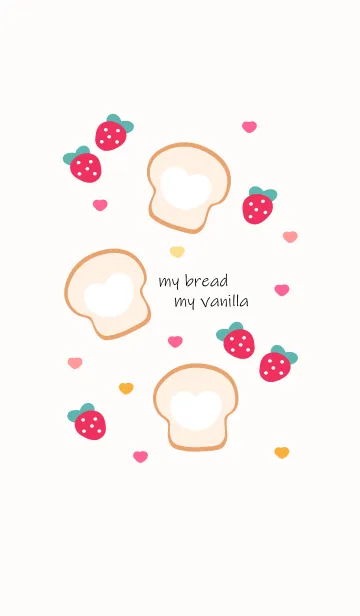 [LINE着せ替え] Vanilla bread 10 :)の画像1