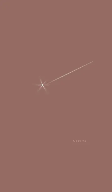 [LINE着せ替え] ～流星★ブラウン～の画像1