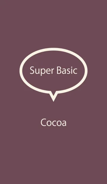 [LINE着せ替え] Super Basic Cocoaの画像1