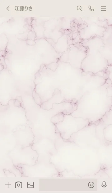 [LINE着せ替え] ～大人女子の大理石♥パープル7～の画像3