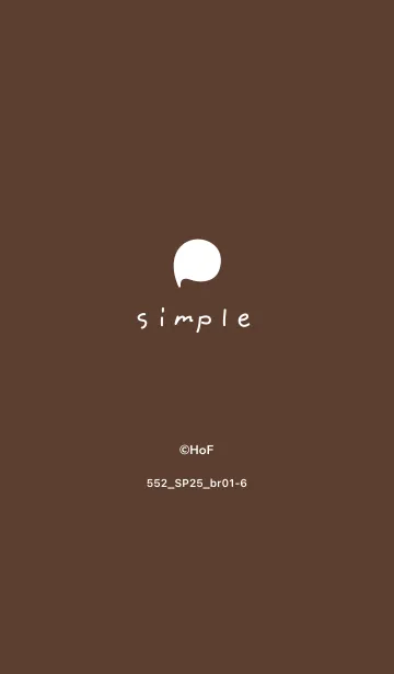 [LINE着せ替え] 552.25_ブラウン1-6の画像1
