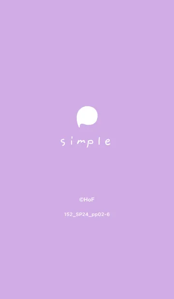 [LINE着せ替え] 152.24_パープル2-6の画像1