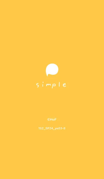 [LINE着せ替え] 152.24_イエロー3-6の画像1