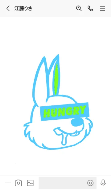 [LINE着せ替え] ハングリー ラビット 11の画像3