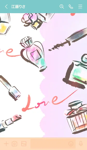 [LINE着せ替え] Fragrance happy Life 1の画像3