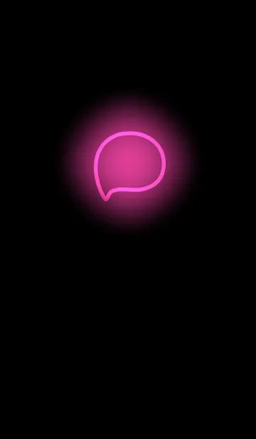 [LINE着せ替え] Fuchsia Pink Neon Theme Ver.8 (JP)の画像1