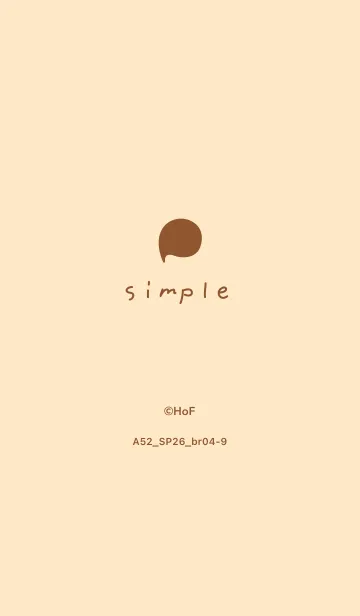 [LINE着せ替え] A52.26_ブラウン4-9の画像1