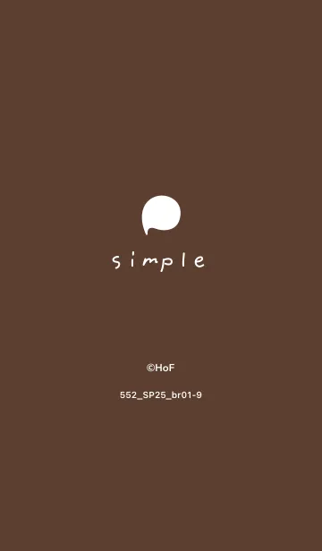 [LINE着せ替え] 552.25_ブラウン1-9の画像1