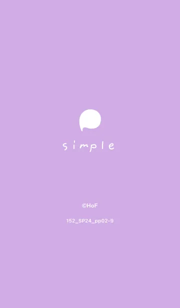 [LINE着せ替え] 152.24_パープル2-9の画像1