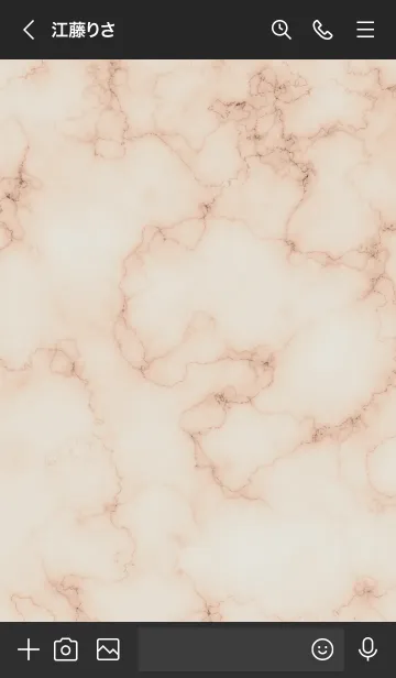 [LINE着せ替え] ～大人女子の大理石♥ブラック～の画像3