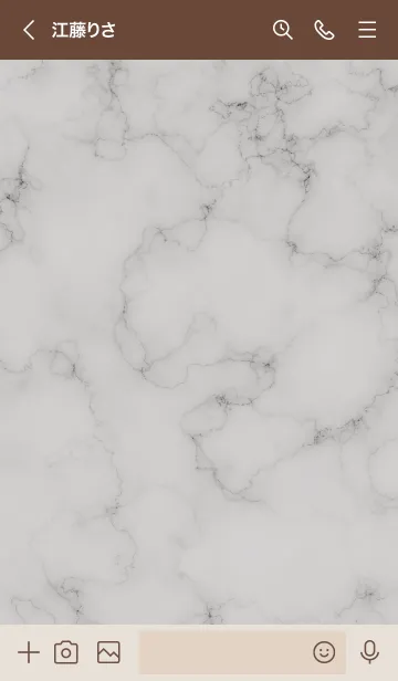 [LINE着せ替え] ～大人女子の大理石♥ブラウン5～の画像3