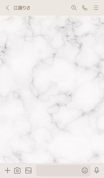 [LINE着せ替え] ～大人女子の大理石♥ベージュ2～の画像3