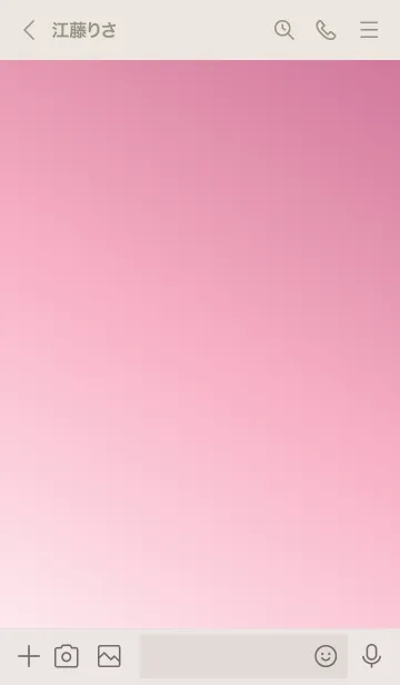 [LINE着せ替え] Gradation Color *Pink*の画像3