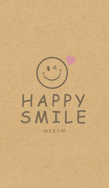 [LINE着せ替え] HAPPY SMILE KRAFT -LOVE- 44の画像1