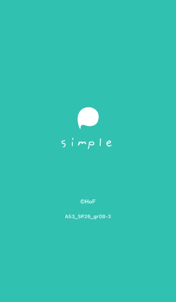 [LINE着せ替え] A53.26_グリーン8-3の画像1