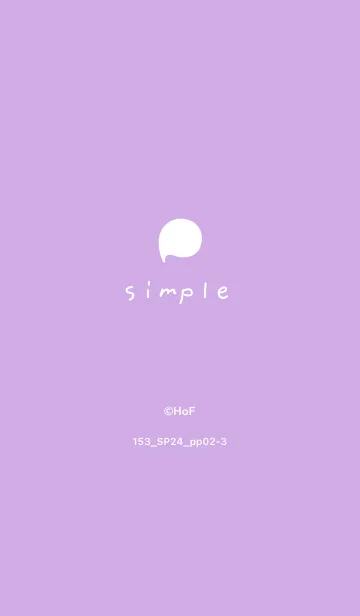 [LINE着せ替え] 153.24_パープル2-3の画像1