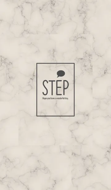 [LINE着せ替え] ～大人女子の大理石♥ベージュ3～の画像1