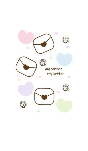 [LINE着せ替え] My secret & My letter 4の画像1