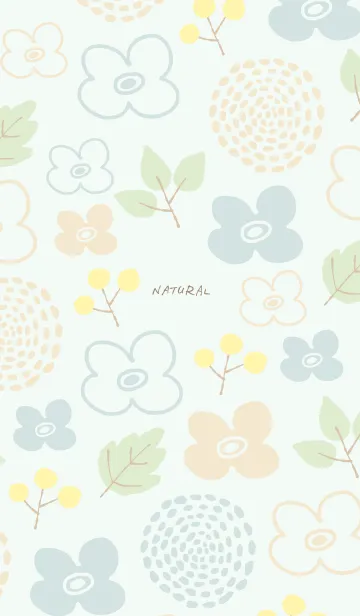 [LINE着せ替え] 花 芽吹き グリーン4の画像1