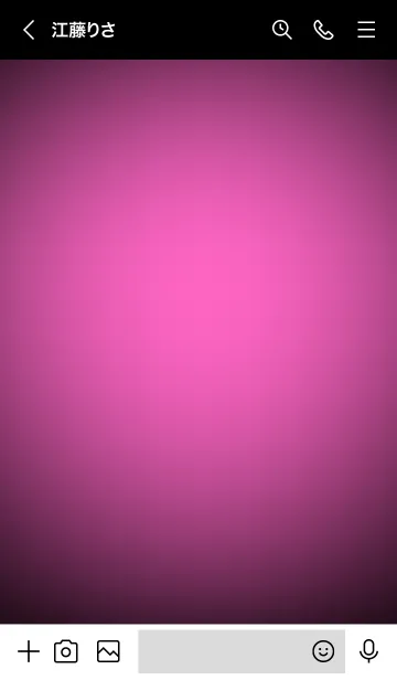 [LINE着せ替え] Rose Pink Neon Theme Ver.3 (JP)の画像3