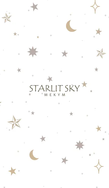 [LINE着せ替え] SIMPLE STARLIT SKY-MEKYM 8の画像1