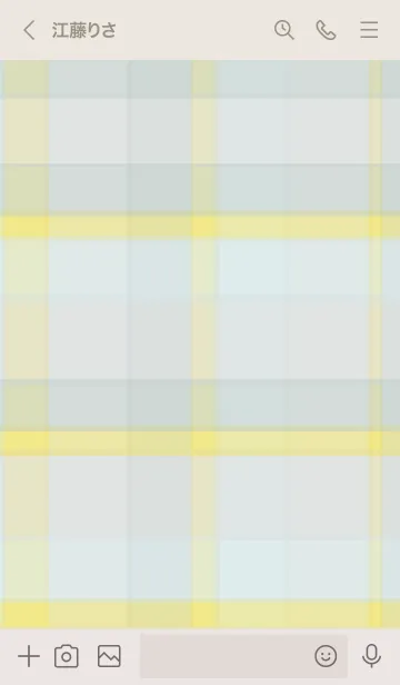 [LINE着せ替え] くすみカラーチェック9の画像3