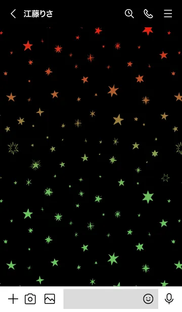 [LINE着せ替え] ミニ スターズ 08の画像3