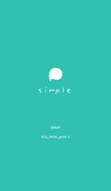 [LINE着せ替え] n53.26_グリーン8-3の画像1