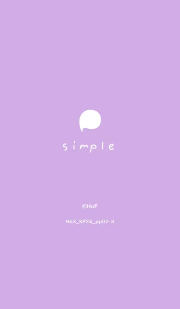 [LINE着せ替え] N53.24_パープル2-3の画像1