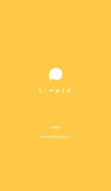 [LINE着せ替え] N53.24_イエロー3-3の画像1