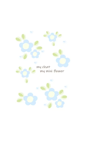 [LINE着せ替え] My chat my mini flower 68の画像1