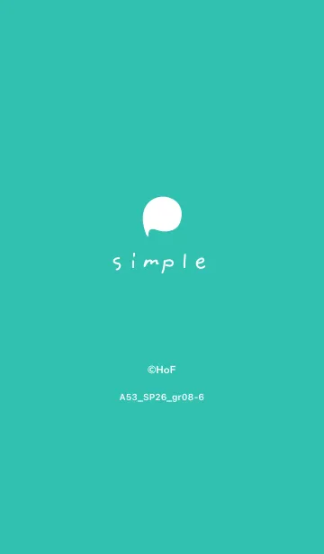 [LINE着せ替え] A53.26_グリーン8-6の画像1