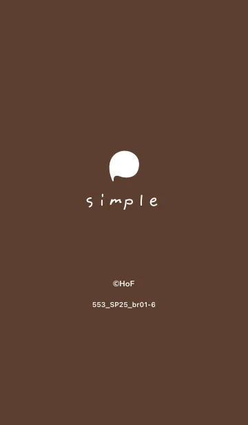 [LINE着せ替え] 553.25_ブラウン1-6の画像1