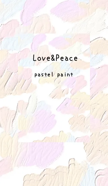 [LINE着せ替え] 油絵アート【pastel  paint 7】の画像1