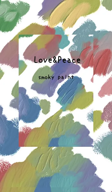 [LINE着せ替え] 油絵アート【smoky paint 8】の画像1