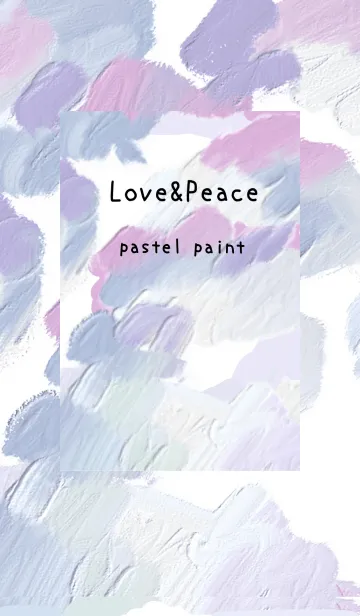 [LINE着せ替え] 油絵アート【pastel paint 14】の画像1