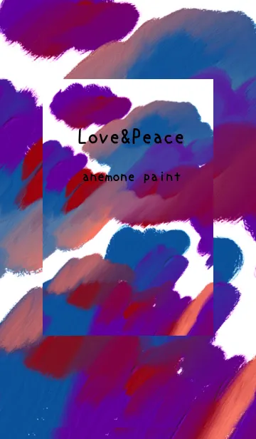 [LINE着せ替え] 油絵アート【anemone paint 21】の画像1