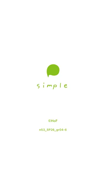 [LINE着せ替え] n53.26_グリーン4-6の画像1