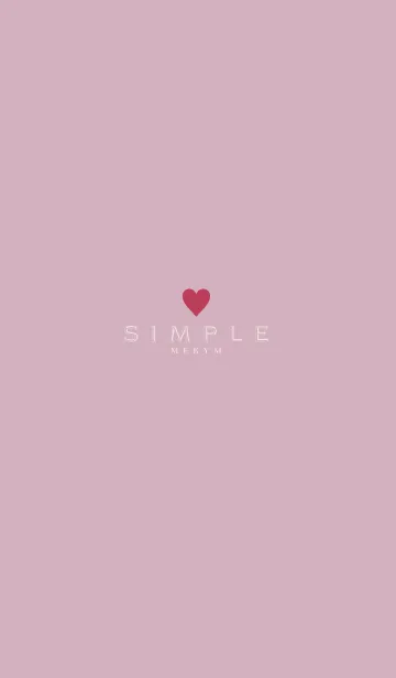 [LINE着せ替え] DUSKY PINK.SIMPLE 19の画像1